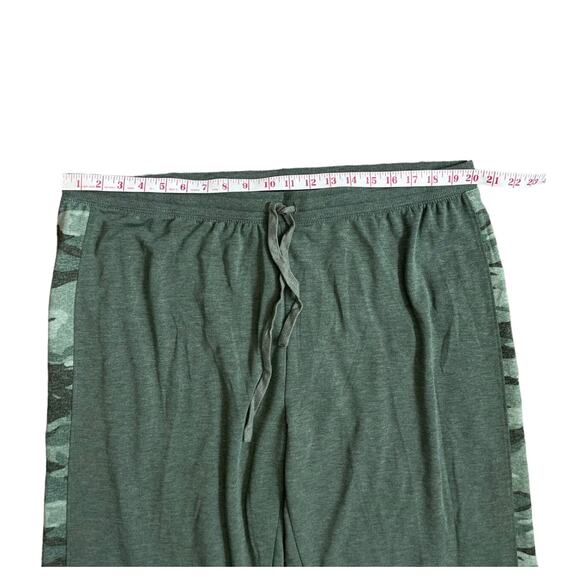 Splendid Camo Camouflage Side Stripe Green Joggers Sweatpants Size 2XL XXL - EUC - Picture 9 of 11